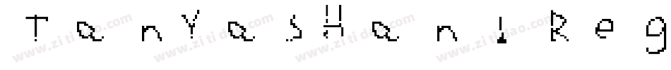 TanyasHand Regular字体转换